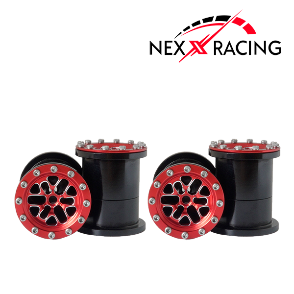 thumbnail image 2 of RCAWD 1.3in Beadlock Wheel & Tire Set For FMS FCX24 & Axial SCX24 RC Crawlers - 4 Pre-Mounted 2 of 9
