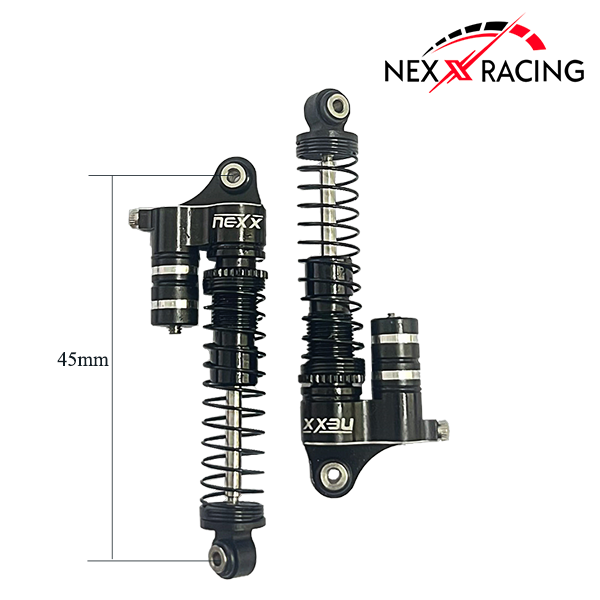 X AUTOHAUX 2 Pz Supporti A Gas 200N/45Ib – Ammortizzatori Universali Per Cofani, Portelloni, Finestrini RV, Armadi, Lunghezza 25 Cm
