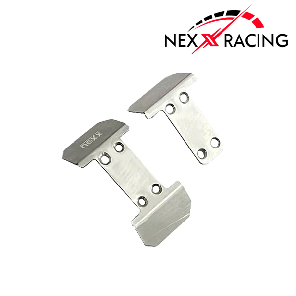 2 Protezioni Telaio In Acciaio Inox Per ARRMA 1/18 Granite Grom E Typhon Grom – Skid Plate Assale Anti Graffio