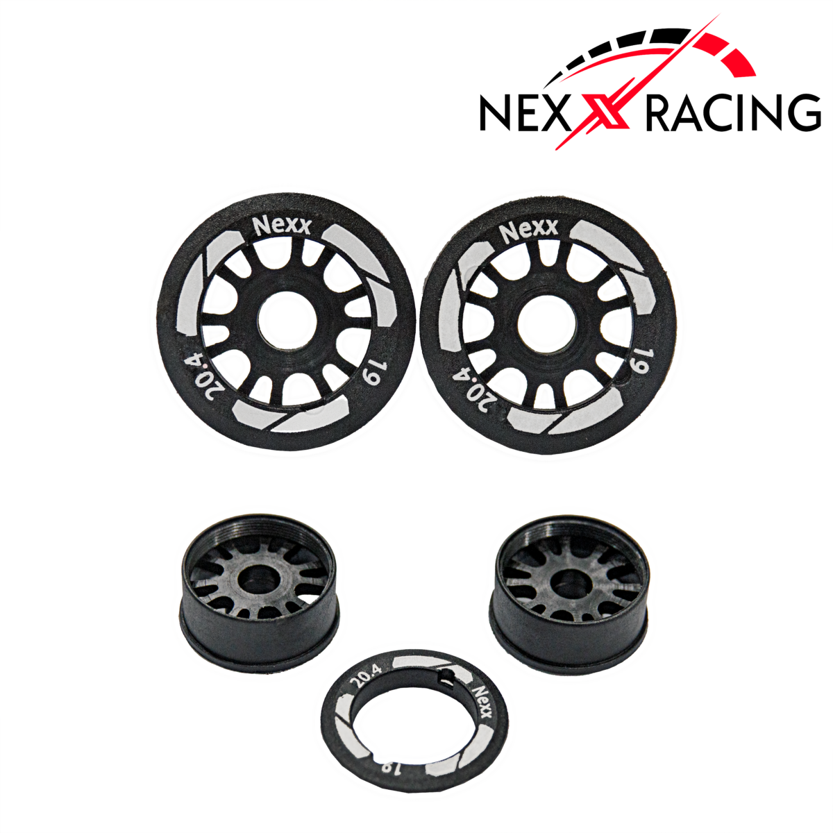 NXUSA-EVO-F-0-19 Nexx Racing 19mm Threaded Carbon-Fiber Reinforced